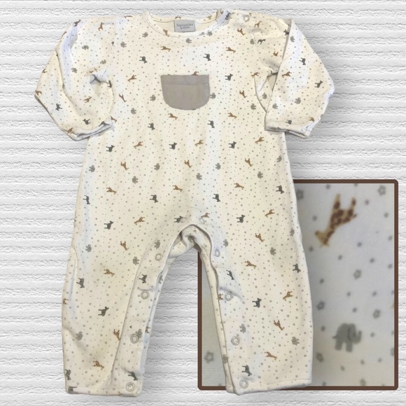 Squiggles by Charlie | Safari Animal | Playsuit - Picture 1 of 7